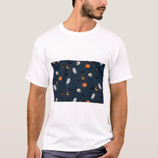 Halloween Spooky Night T-Shirt (Framsida)
