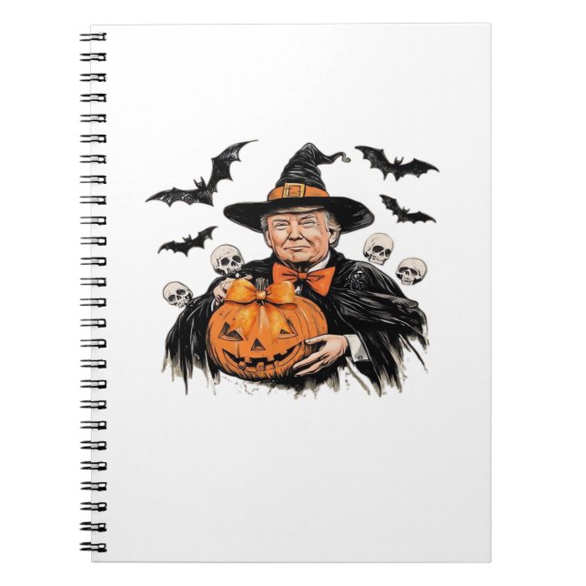 Halloween Spooky Pumpkin Anteckningsbok (Framsidan)