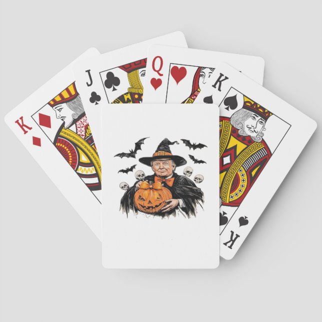 Halloween Spooky Pumpkin Casinokort (Baksidan)