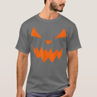 Halloween Spooky Pumpkin Jack O Lantern Face Scary T Shirt