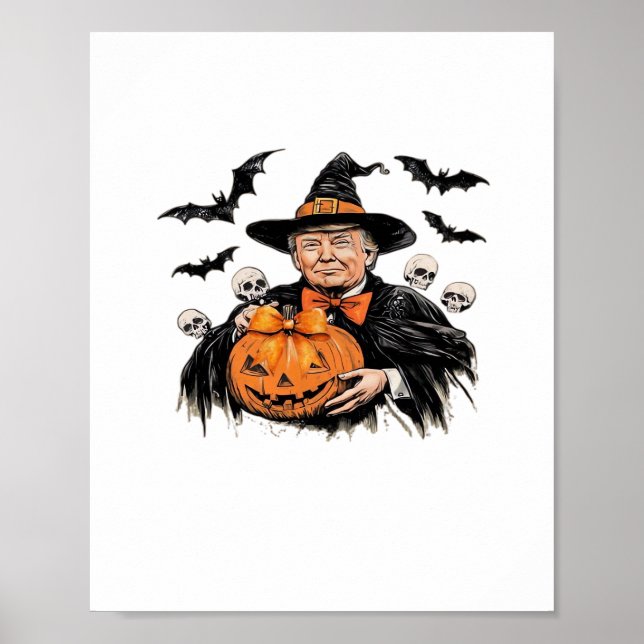 Halloween Spooky Pumpkin Poster (Framsidan)
