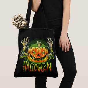 Halloween Spooky Pumpkin Tygkasse