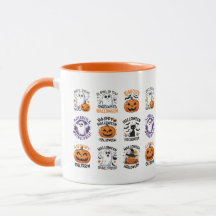 Halloween Spooky Puns Roligt och Humous Mugg