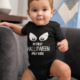 Halloween Spooky Scary Cute Ghost Öga Baby T Shirt