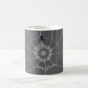 Halloween Spooky Scary Cute Spindelnät Kaffemugg