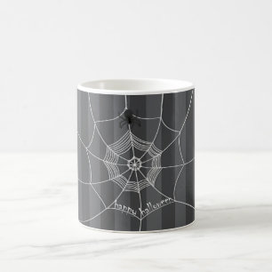 Halloween Spooky Scary Cute Spindelnät Kaffemugg