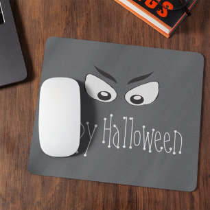 Halloween Spooky Scary Ghost Öga Whimsical Anpassn Musmatta