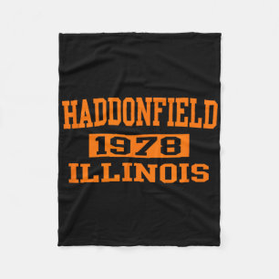 Halloween Spooky Scary Haddonfield Illinois Hallow Fleecefilt