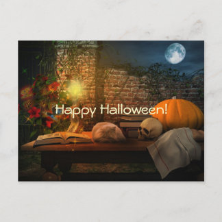 Halloween Spooky Scenes vykort