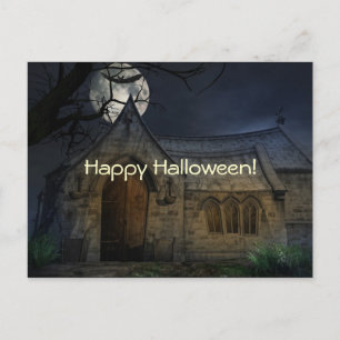 Halloween Spooky Scenes vykort