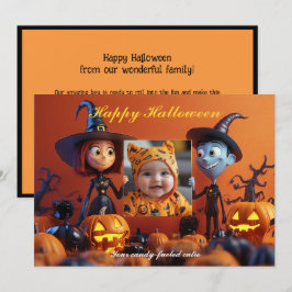 Halloween Spooky Snap-O-Lantern Kort