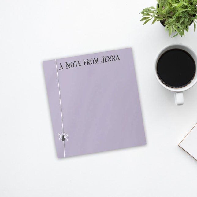 Halloween Spooky Spindelnät Whimsical Cute Anteckningsblock (Skapare uppladdad)