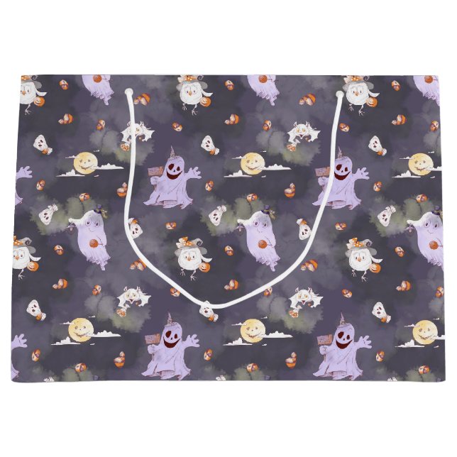 Halloween Spooky Spöken Gift Bag (Framsidan)