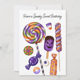 Halloween Spooky Sweet Birthday Kort