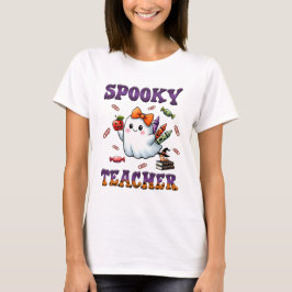 Halloween Spooky Teacher T Shirt