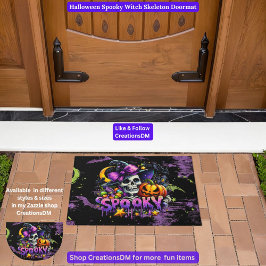 Halloween Spooky Witch Skeleton