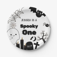 Halloween Sppoky en första Födelsedagsfest