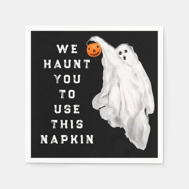 Halloween Sprit och Cocktails Theme Pappersservett (Framsidan)