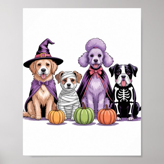 Halloween Squad Dog Poster (Framsidan)