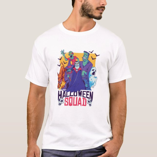 Halloween Squad T Shirt (Framsida)