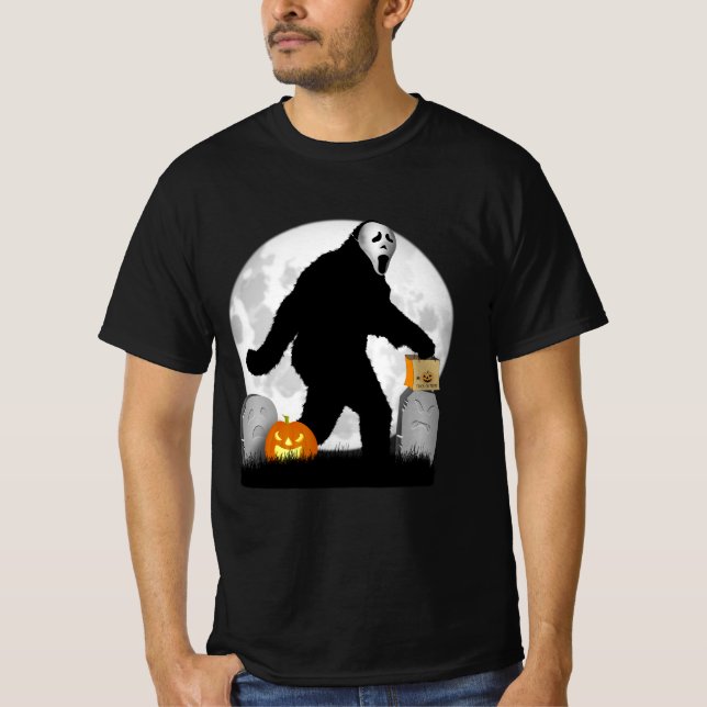 Halloween Squatchin' T-Shirt (Framsida)