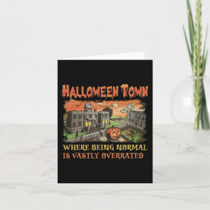 Halloween-staden där det normala är mycket överdri kort