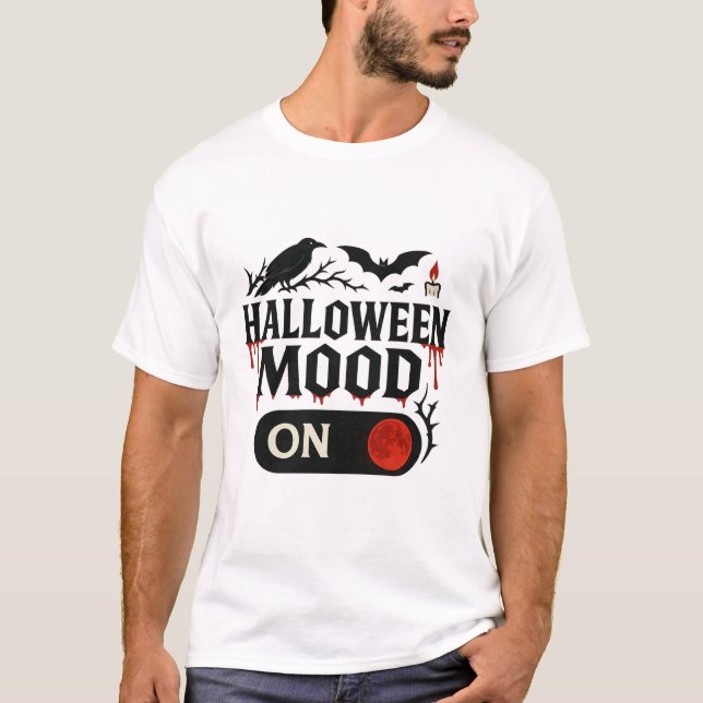 Halloween-stämning på t shirt (Framsida)