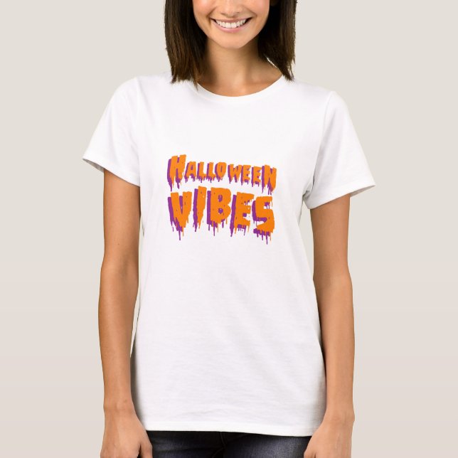 Halloween-stämning T Shirt (Framsida)