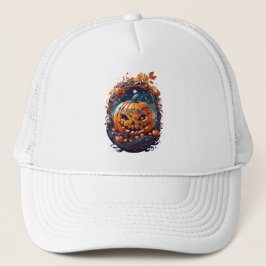 Halloween stänk färg pumpkin keps