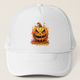Halloween stänk färg pumpkin keps