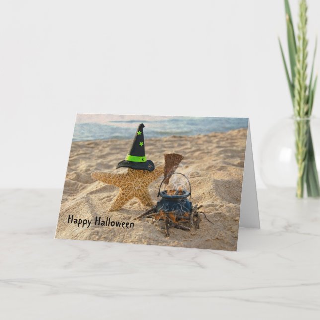 Halloween Starfish Kort (Framsida)