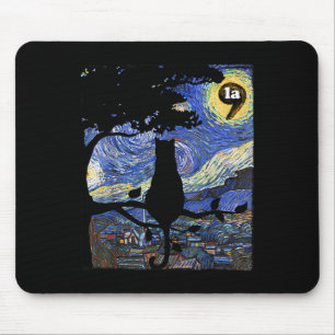 Halloween Starry Night Cat Comma La Kamala Harris Musmatta