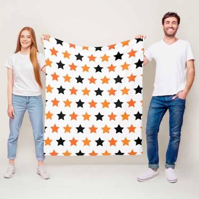 Halloween Stars Fleece Blanket (På plats)