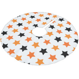 Halloween Stars Julgransmatta Borstad Polyester