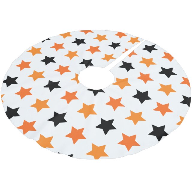 Halloween Stars Julgransmatta Borstad Polyester (Vinklad)