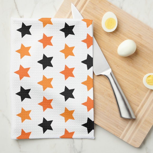 Halloween Stars Kitchen Towel Kökshandduk (Vikt i Fjärdedel)