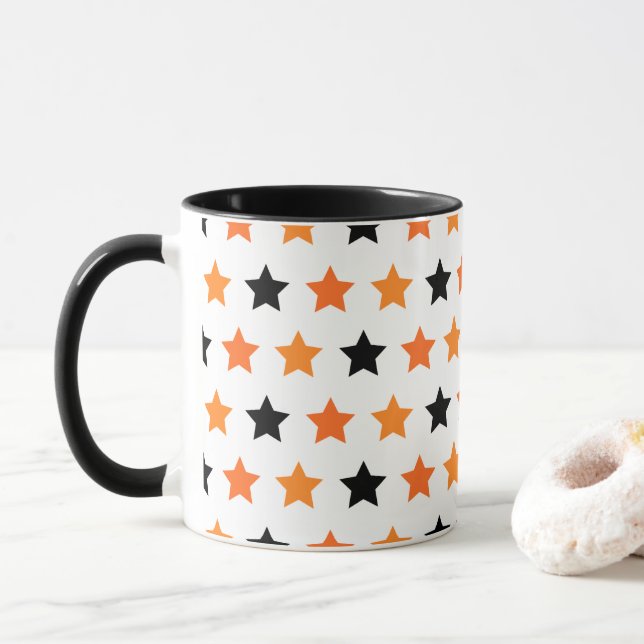 Halloween Stars Mugg (Med munk)