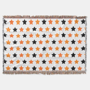 Halloween Stars Throw Blanket Filt