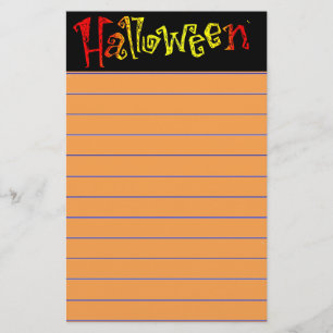 Halloween Stationery Brevpapper