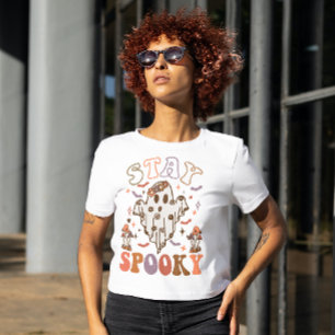 HALLOWEEN STAY SPOOKY GROOVY GHOST T SHIRT