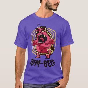 Halloween Steak Kött Älskare Beef Zombie Monster T Shirt