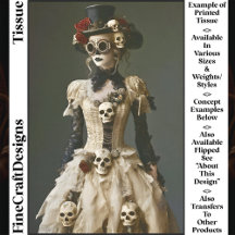 Halloween Steampunk Female & Döskallar S1 Decoupag