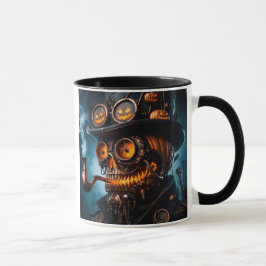 Halloween Steampunk Gotisk Jack-O-Lykt Mugg