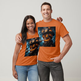 Halloween Steampunk Gotisk Jack-O-Lykt T Shirt