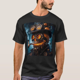 Halloween Steampunk Gotisk Jack-O-Lykt T Shirt