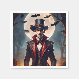 Halloween Steampunk Gotisk Zombie Vampire Pappersservett