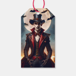 Halloween Steampunk Gotisk Zombie Vampire Presentetikett