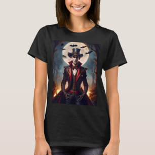 Halloween Steampunk Gotisk Zombie Vampire T Shirt