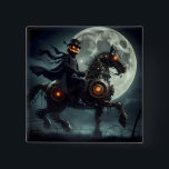 Halloween Steampunk Headless Horseman Knapp<br><div class="desc">Du tittar på Lee Hiller Photography Art and Design Collection of Home and Office Decor,  Apparel,  Gifts and Collectibles. Bland designerna finns Lee Hiller Photography och Mixed Media Digital Art Collection http://LeeHiller.com</div>