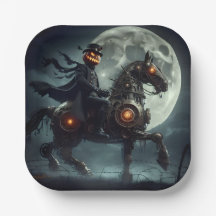 Halloween Steampunk Huvudlös Ryttare